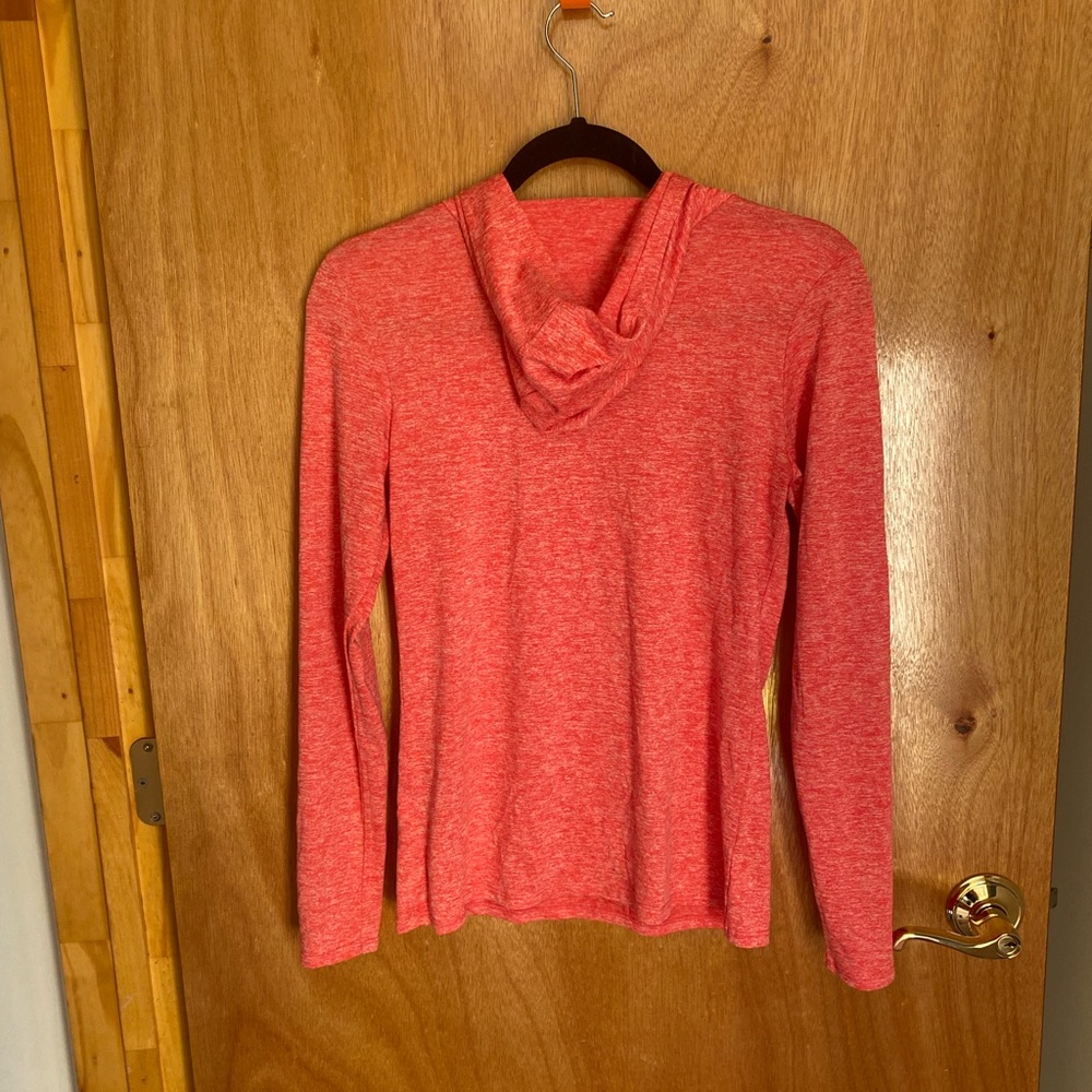 Woman’s Nike Dri Fit Hooded Shirt - Picture 2 of 3